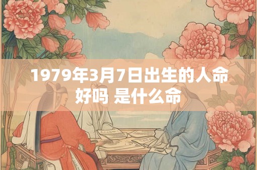 1979年3月7日出生的人命好吗 是什么命