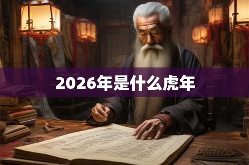 2026年是什么虎年