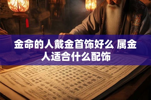 金命的人戴金首饰好么 属金人适合什么配饰 金命的人戴金首饰好么 属金人适合什么配饰