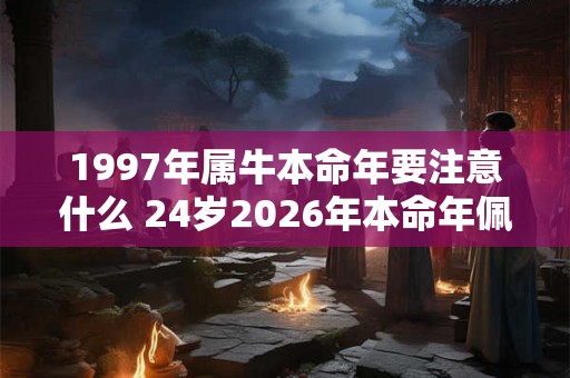 1997年属牛本命年要注意什么 24岁2026年本命年佩戴什么好