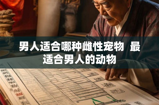男人适合哪种雌性宠物 最适合男人的动物 男人适合哪种雌性宠物 最适合男人的动物