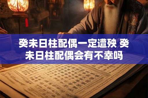癸未日柱配偶一定遭殃 癸未日柱配偶会有不幸吗
