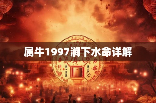 属牛1997涧下水命详解
