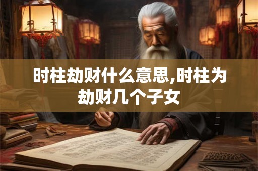 时柱劫财什么意思,时柱为劫财几个子女