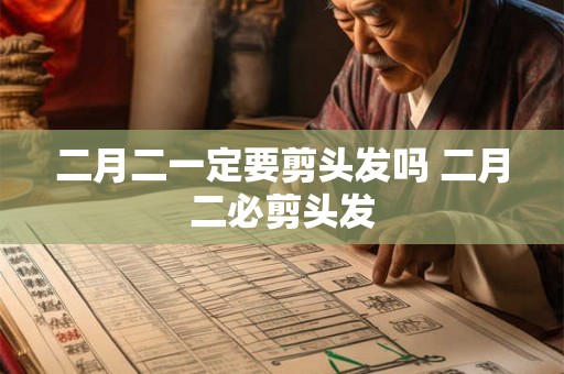 二月二一定要剪头发吗 二月二必剪头发
