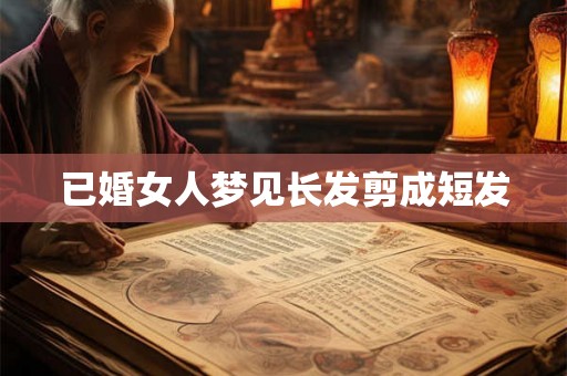 已婚女人梦见长发剪成短发