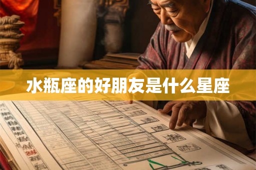水瓶座的好朋友是什么星座