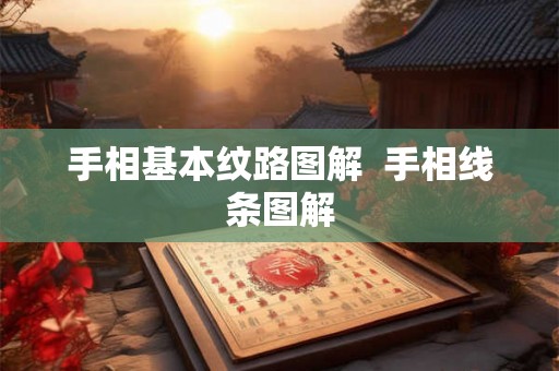 手相基本纹路图解  手相线条图解