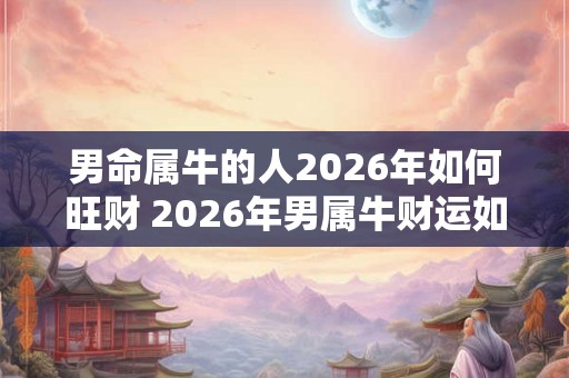 男命属牛的人2026年如何旺财 2026年男属牛财运如何 男命属牛的人2026年如何旺财 2026年男属牛财运如何