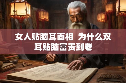 女人贴脑耳面相  为什么双耳贴脑富贵到老