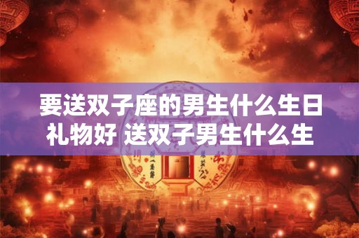 要送双子座的男生什么生日礼物好 送双子男生什么生日礼物 要送双子座的男生什么生日礼物好 送双子男生什么生日礼物