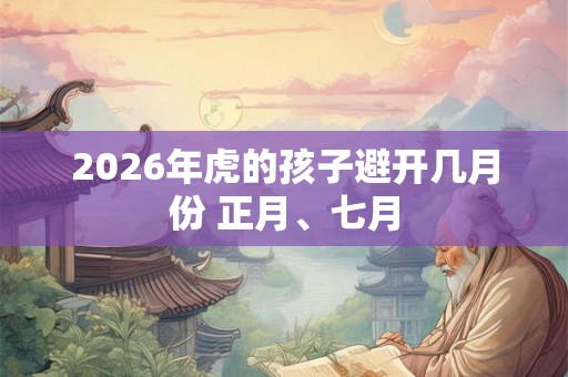 2026年虎的孩子避开几月份 正月、七月
