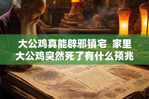 大公鸡真能辟邪镇宅  家里大公鸡突然死了有什么预兆