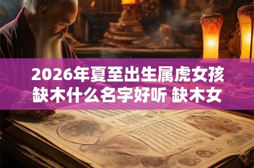 2026年夏至出生属虎女孩缺木什么名字好听 缺木女孩起名常用字