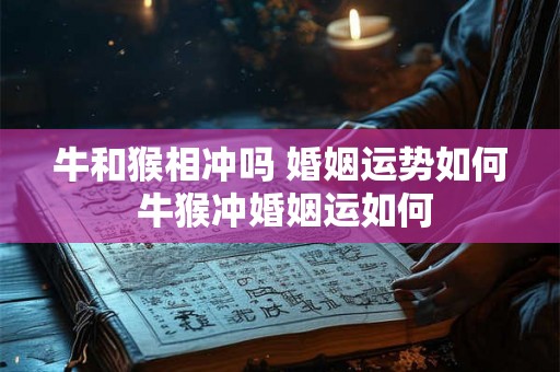 牛和猴相冲吗 婚姻运势如何 牛猴冲婚姻运如何