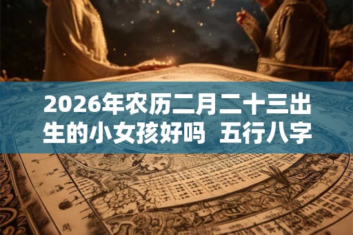 2026年农历二月二十三出生的小女孩好吗 五行八字算命 2026年农历二月二十三出生的小女孩好吗 五行八字算命