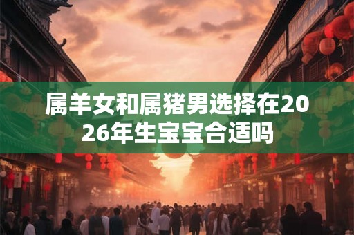 属羊女和属猪男选择在2026年生宝宝合适吗