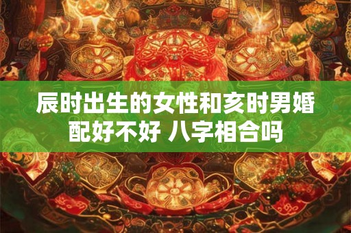 辰时出生的女性和亥时男婚配好不好 八字相合吗