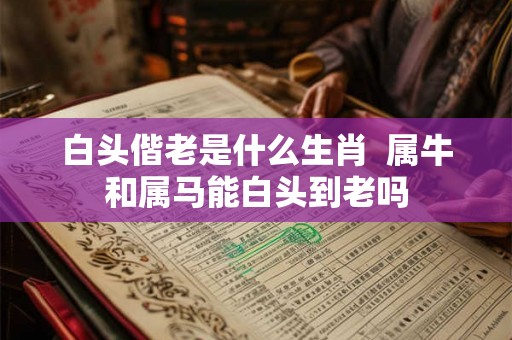 白头偕老是什么生肖 属牛和属马能白头到老吗 白头偕老是什么生肖 属牛和属马能白头到老吗