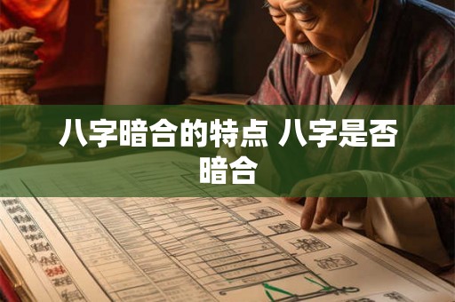 八字暗合的特点 八字是否暗合