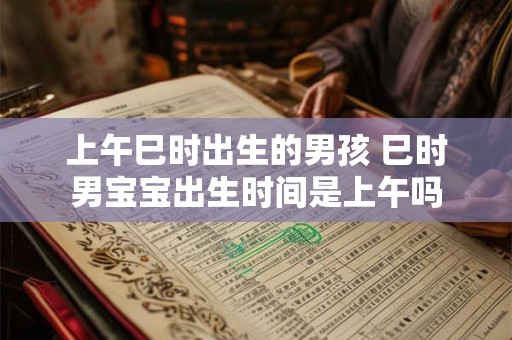 上午巳时出生的男孩 巳时男宝宝出生时间是上午吗