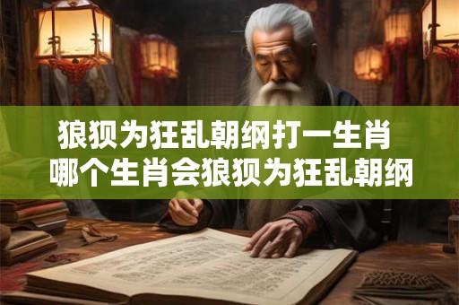 狼狈为狂乱朝纲打一生肖 哪个生肖会狼狈为狂乱朝纲