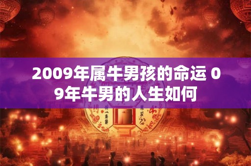 2009年属牛男孩的命运 09年牛男的人生如何