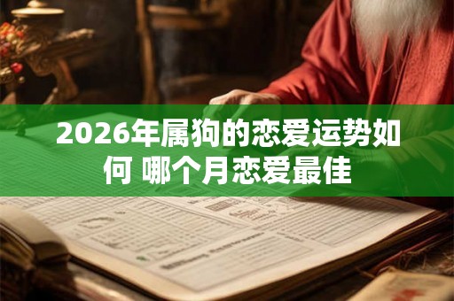2026年属狗的恋爱运势如何 哪个月恋爱最佳