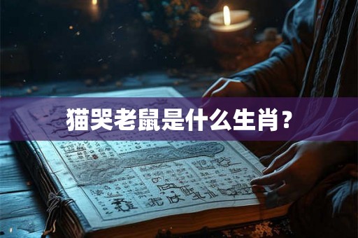 猫哭老鼠是什么生肖？