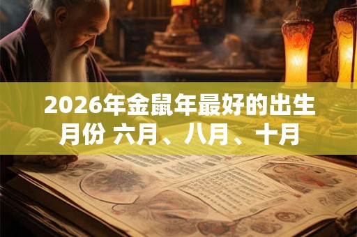 2026年金鼠年最好的出生月份 六月、八月、十月 2026年金鼠年最好的出生月份 六月、八月、十月