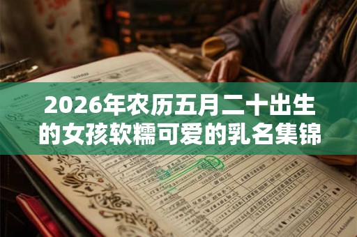 2026年农历五月二十出生的女孩软糯可爱的乳名集锦
