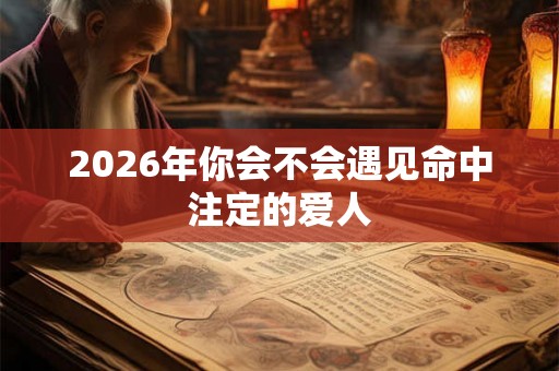 2026年你会不会遇见命中注定的爱人 2026年你会不会遇见命中注定的爱人