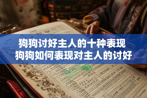 狗狗讨好主人的十种表现 狗狗如何表现对主人的讨好之心