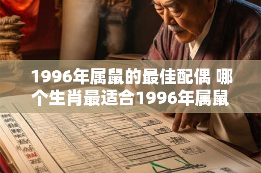 1996年属鼠的最佳配偶 哪个生肖最适合1996年属鼠当配偶