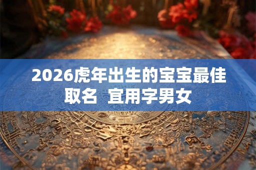 2026虎年出生的宝宝最佳取名  宜用字男女