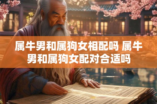 属牛男和属狗女相配吗 属牛男和属狗女配对合适吗