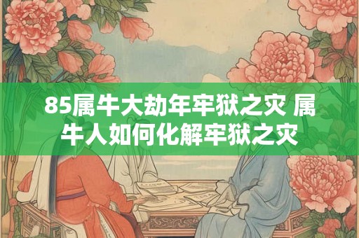 85属牛大劫年牢狱之灾 属牛人如何化解牢狱之灾
