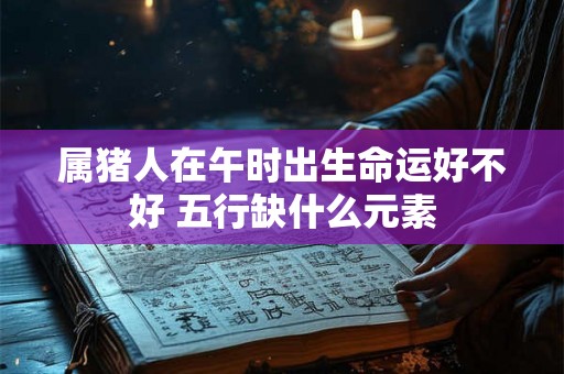 属猪人在午时出生命运好不好 五行缺什么元素
