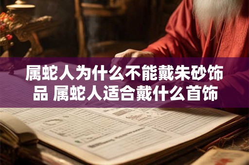 属蛇人为什么不能戴朱砂饰品 属蛇人适合戴什么首饰