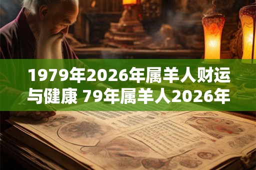 1979年2026年属羊人财运与健康 79年属羊人2026年运气