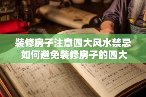 装修房子注意四大风水禁忌 如何避免装修房子的四大风水禁忌