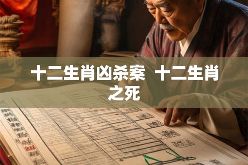 十二生肖凶杀案  十二生肖之死