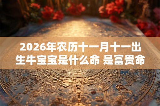2026年农历十一月十一出生牛宝宝是什么命 是富贵命吗