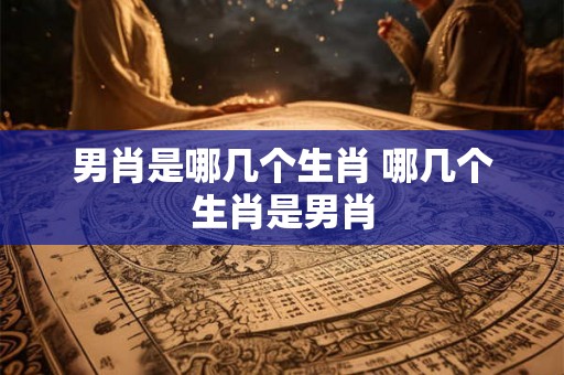 男肖是哪几个生肖 哪几个生肖是男肖