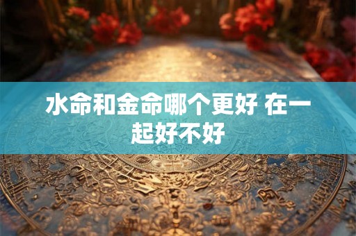 水命和金命哪个更好 在一起好不好
