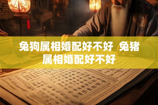兔狗属相婚配好不好  兔猪属相婚配好不好