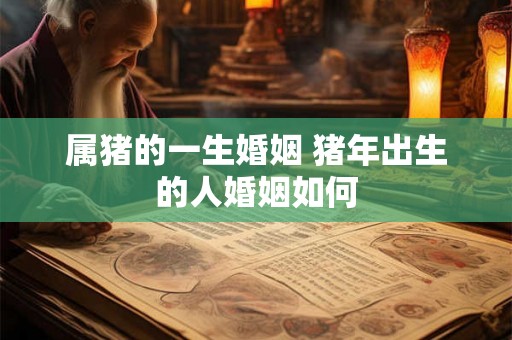 属猪的一生婚姻 猪年出生的人婚姻如何