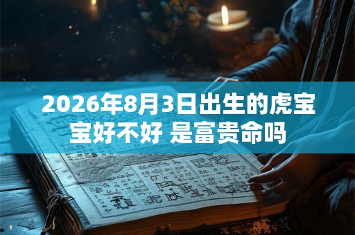 2026年8月3日出生的虎宝宝好不好 是富贵命吗