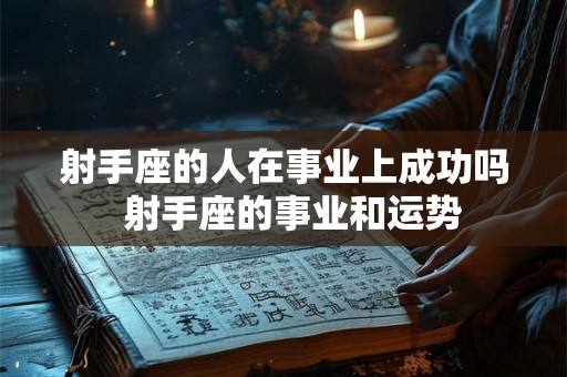 射手座的人在事业上成功吗  射手座的事业和运势