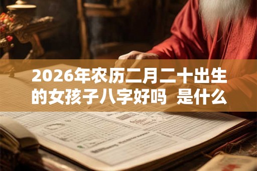 2026年农历二月二十出生的女孩子八字好吗 是什么命 2026年农历二月二十出生的女孩子八字好吗 是什么命